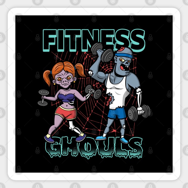 Fitness Ghouls Magnet by Originals by Boggs Nicolas